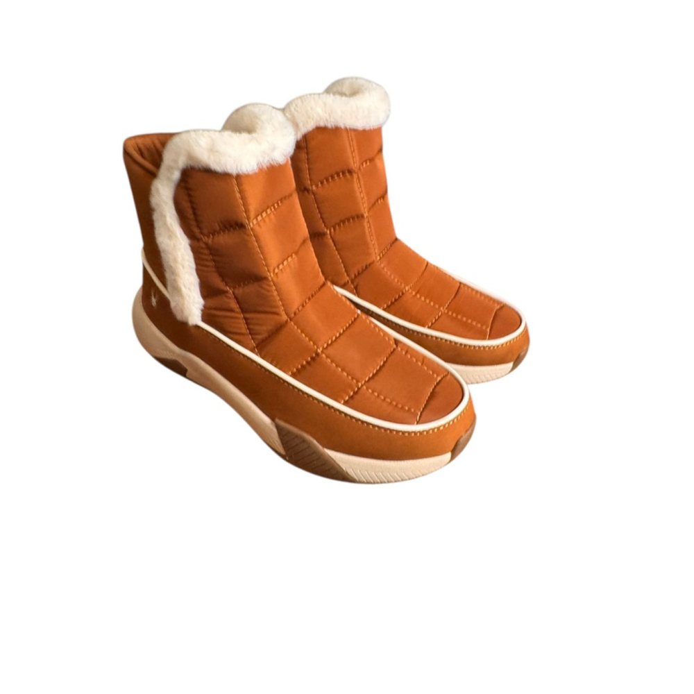 Women's Spyder Roasted Pecan White Lumi Winter Boots US 8 - Picture 3 of 6